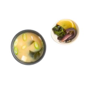 Miso Soup & Japanese Pickles (vg)