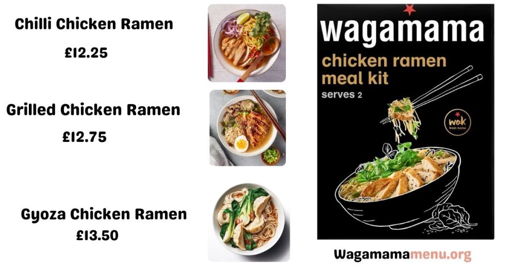 Wagamama Chicken Ramen Menu Uk