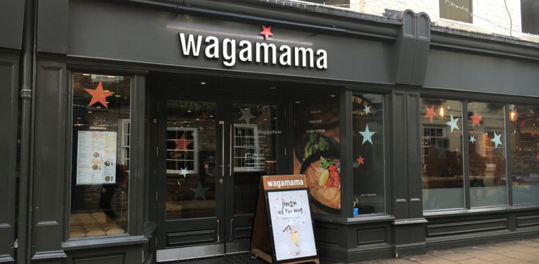 Wagamama Restuarant at York in UK